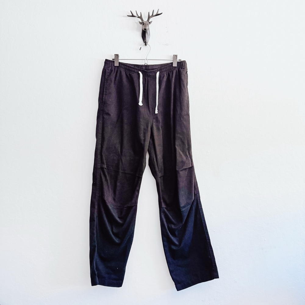 H&M Men’s Black Baggy Fit Pants Black Size Small